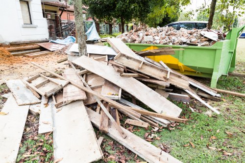 Old furniture ready for donation in Lee