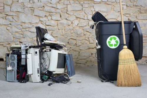 Office clearance professionals removing equipment