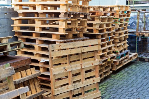 Staff conducting a safety briefing during a site risk assessment